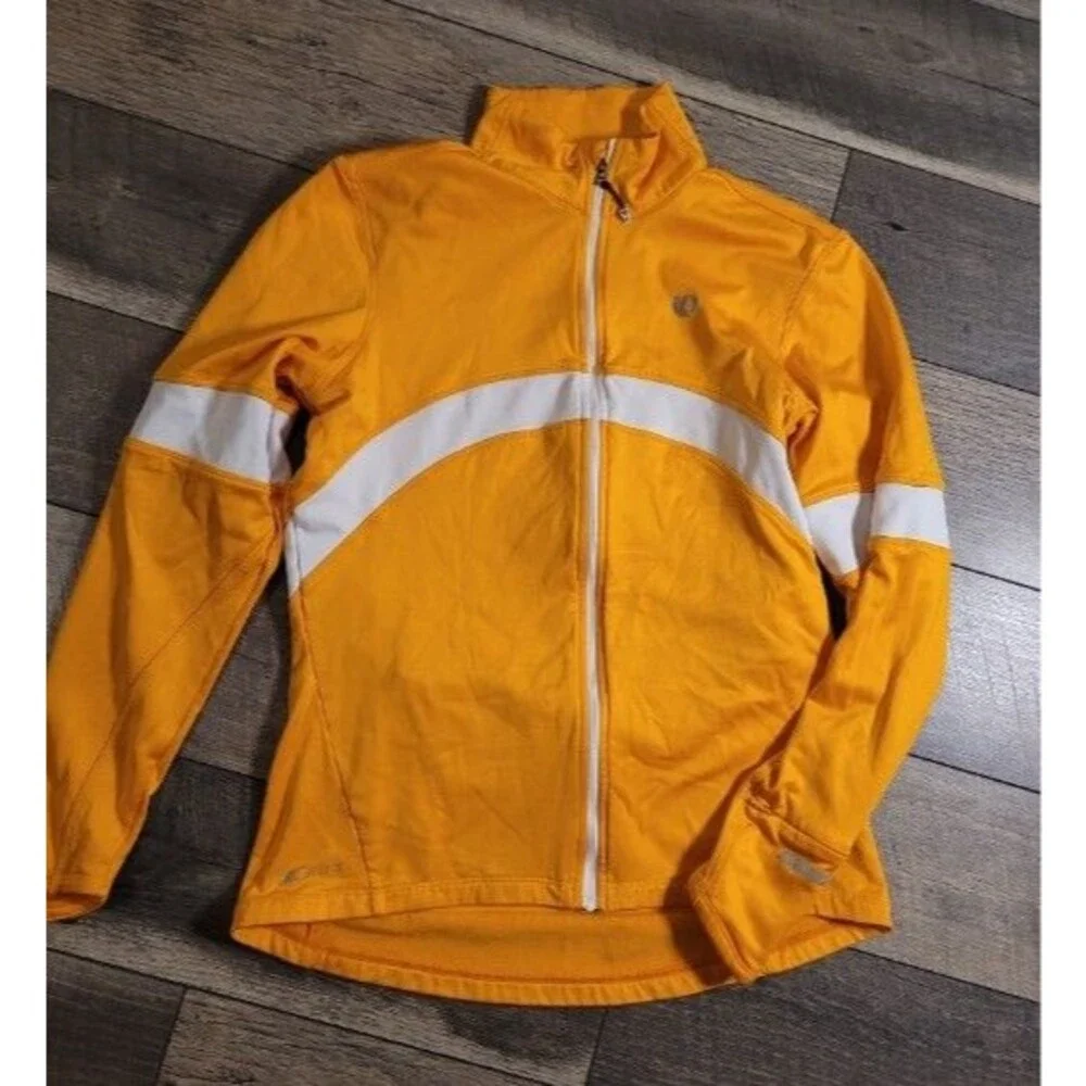 Pearl Izumi Cycling Biking Jacket Women's Elite Full Zip Orange Size Large - Picture 2 of 10